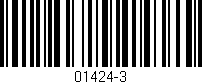 Código de barras (EAN, GTIN, SKU, ISBN): '01424-3'