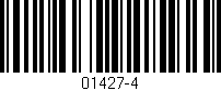 Código de barras (EAN, GTIN, SKU, ISBN): '01427-4'