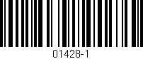 Código de barras (EAN, GTIN, SKU, ISBN): '01428-1'