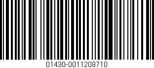 Código de barras (EAN, GTIN, SKU, ISBN): '01430-0011208710'