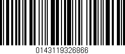 Código de barras (EAN, GTIN, SKU, ISBN): '0143119326866'