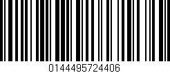 Código de barras (EAN, GTIN, SKU, ISBN): '0144495724406'