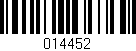 Código de barras (EAN, GTIN, SKU, ISBN): '014452'