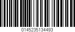 Código de barras (EAN, GTIN, SKU, ISBN): '0145235134493'