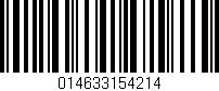 Código de barras (EAN, GTIN, SKU, ISBN): '014633154214'