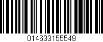 Código de barras (EAN, GTIN, SKU, ISBN): '014633155549'