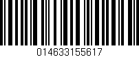 Código de barras (EAN, GTIN, SKU, ISBN): '014633155617'