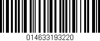 Código de barras (EAN, GTIN, SKU, ISBN): '014633193220'