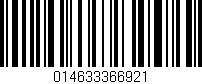 Código de barras (EAN, GTIN, SKU, ISBN): '014633366921'