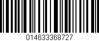 Código de barras (EAN, GTIN, SKU, ISBN): '014633368727'