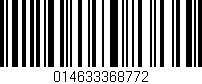 Código de barras (EAN, GTIN, SKU, ISBN): '014633368772'