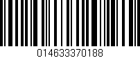 Código de barras (EAN, GTIN, SKU, ISBN): '014633370188'