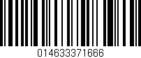 Código de barras (EAN, GTIN, SKU, ISBN): '014633371666'