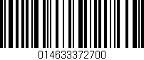Código de barras (EAN, GTIN, SKU, ISBN): '014633372700'