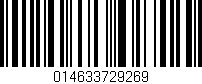 Código de barras (EAN, GTIN, SKU, ISBN): '014633729269'