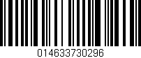 Código de barras (EAN, GTIN, SKU, ISBN): '014633730296'