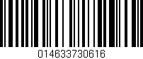 Código de barras (EAN, GTIN, SKU, ISBN): '014633730616'