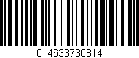 Código de barras (EAN, GTIN, SKU, ISBN): '014633730814'