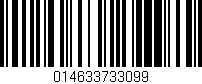 Código de barras (EAN, GTIN, SKU, ISBN): '014633733099'
