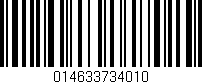 Código de barras (EAN, GTIN, SKU, ISBN): '014633734010'