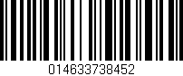 Código de barras (EAN, GTIN, SKU, ISBN): '014633738452'
