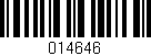 Código de barras (EAN, GTIN, SKU, ISBN): '014646'