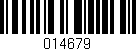 Código de barras (EAN, GTIN, SKU, ISBN): '014679'