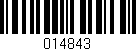 Código de barras (EAN, GTIN, SKU, ISBN): '014843'