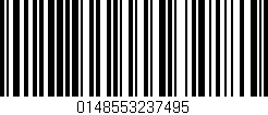 Código de barras (EAN, GTIN, SKU, ISBN): '0148553237495'