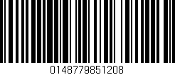 Código de barras (EAN, GTIN, SKU, ISBN): '0148779851208'