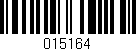 Código de barras (EAN, GTIN, SKU, ISBN): '015164'