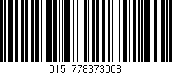 Código de barras (EAN, GTIN, SKU, ISBN): '0151778373008'