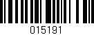 Código de barras (EAN, GTIN, SKU, ISBN): '015191'
