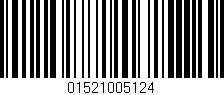 Código de barras (EAN, GTIN, SKU, ISBN): '01521005124'