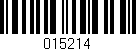 Código de barras (EAN, GTIN, SKU, ISBN): '015214'