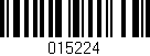 Código de barras (EAN, GTIN, SKU, ISBN): '015224'