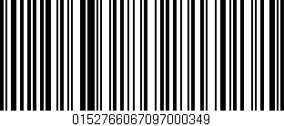 Código de barras (EAN, GTIN, SKU, ISBN): '0152766067097000349'