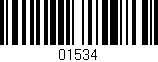 Código de barras (EAN, GTIN, SKU, ISBN): '01534'