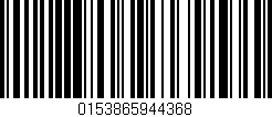Código de barras (EAN, GTIN, SKU, ISBN): '0153865944368'