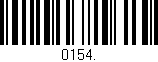 Código de barras (EAN, GTIN, SKU, ISBN): '0154.'