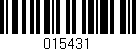 Código de barras (EAN, GTIN, SKU, ISBN): '015431'