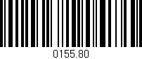 Código de barras (EAN, GTIN, SKU, ISBN): '0155.80'