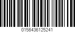 Código de barras (EAN, GTIN, SKU, ISBN): '0156436125241'