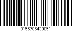 Código de barras (EAN, GTIN, SKU, ISBN): '0156706430051'
