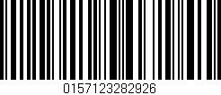 Código de barras (EAN, GTIN, SKU, ISBN): '0157123282926'