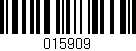 Código de barras (EAN, GTIN, SKU, ISBN): '015909'