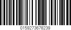 Código de barras (EAN, GTIN, SKU, ISBN): '0159273678239'