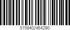 Código de barras (EAN, GTIN, SKU, ISBN): '0159402464290'