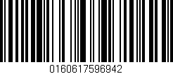 Código de barras (EAN, GTIN, SKU, ISBN): '0160617596942'