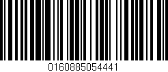 Código de barras (EAN, GTIN, SKU, ISBN): '0160885054441'